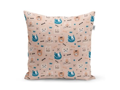 Sablio Polštář Barevné kočičky - 40x40 cm (Varianta Sablio Polštář Barevné kočičky - 40x40 cm)