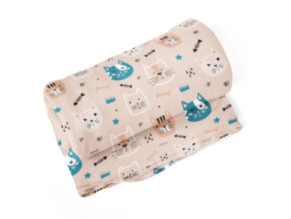 Sablio Deka Barevné kočičky - 150x120 cm (Varianta Sablio Deka Barevné kočičky - 150x120 cm)