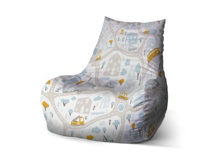 Sablio Sedací vak Bean Cestičky s dopravou - 100 x 90 x 45 cm (Varianta Sablio Sedací vak Bean Cestičky s dopravou - 100 x 90 x 45 cm)
