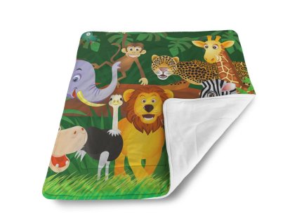 Sablio Deka pro miminko Zvířátka - 80x100 cm (Varianta Sablio Deka pro miminko Zvířátka - 80x100 cm)