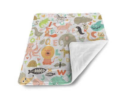 Sablio Deka pro miminko Zoo abeceda - 80x100 cm (Varianta Sablio Deka pro miminko Zoo abeceda - 80x100 cm)