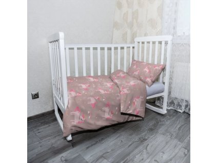 Sablio Mikroplyšové dětské povlečení do postýlky Pony - 100x135 / 40x60 (Varianta Sablio Mikroplyšové dětské povlečení do postýlky Pony - 100x135 / 40x60)