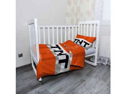 Sablio Mikroplyšové dětské povlečení do postýlky TNT - 100x135 / 40x60 (Varianta Sablio Mikroplyšové dětské povlečení do postýlky TNT - 100x135 / 40x60)