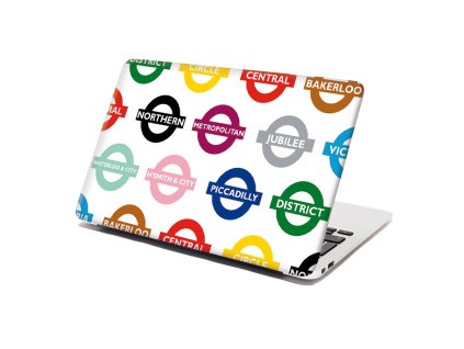 Sablio Samolepka na notebook Metro - 29x20 cm (Varianta Sablio Samolepka na notebook Metro - 29x20 cm)