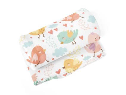 Sablio Deka Oblak s ptáčky - 150x120 cm (Varianta Sablio Deka Oblak s ptáčky - 150x120 cm)