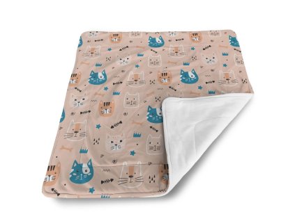 Sablio Deka pro miminko Barevné kočičky - 80x100 cm (Varianta Sablio Deka pro miminko Barevné kočičky - 80x100 cm)
