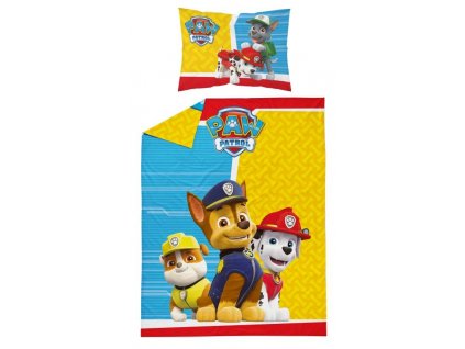 DETEXPOL Povlečení do postýlky Paw Patrol Bavlna, 100/135, 40/60 cm