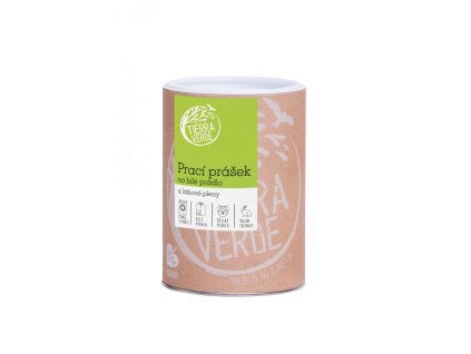 Tierra Verde Prací prášek na bílé prádlo a látkové pleny - INOVACE dóza 850 g (Varianta INOVACE dóza 850 g)