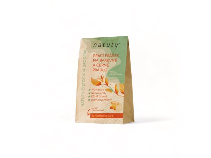 Natuty Prací prášek na barevné a černé prádlo (1 kg) - bez vůně, až 100 pracích dávek v 1 kg (Varianta bez vůně, až 100 pracích dávek v 1 kg)