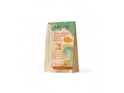 Natuty Prací prášek na bílé a světlé prádlo (1 kg) - bez vůně, až 100 pracích dávek v 1 kg (Varianta bez vůně, až 100 pracích dávek v 1 kg)
