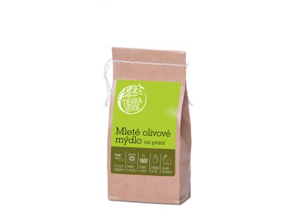 Tierra Verde Mleté olivové mýdlo na praní (200 g) - i pro nejjemnější prádlo (Varianta i pro nejjemnější prádlo)