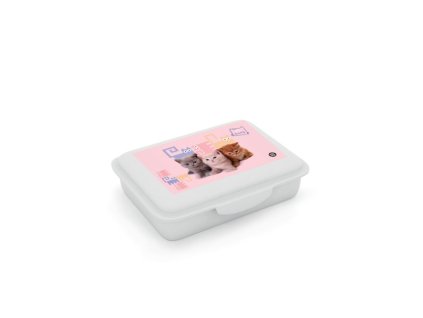 Box na svačinu s přihrádkou Mazlíčci