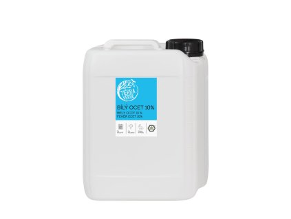 Tierra Verde Bílý ocet 10% 5 l - kanystr - univerzální pomocník do domácnosti (Varianta kanystr - univerzální pomocník do domácnosti)