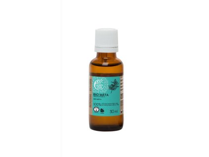 Tierra Verde Esenciální olej Máta BIO 30 ml - podpoří dýchací cesty a soustředění (Varianta podpoří dýchací cesty a soustředění)