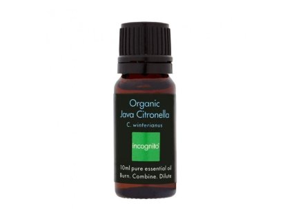 Incognito Éterický olej Citronela jávská BIO (10 ml) - nevoní obtížnému hmyzu (Varianta nevoní obtížnému hmyzu)