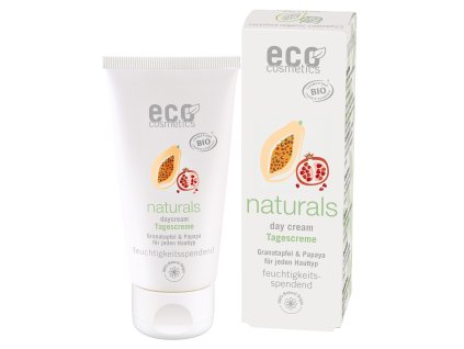 Eco Cosmetics Denní krém BIO (50 ml) - s granátovým jablkem a papájou (Varianta s granátovým jablkem a papájou)
