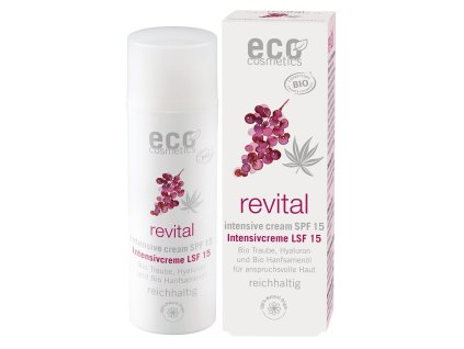 Eco Cosmetics Revital Intenzivní pleťový krém SPF 15 BIO (50 ml) - pro náročnou pleť (Varianta pro náročnou pleť)