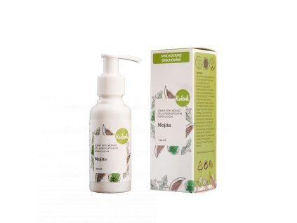 Kvitok Jemný sprchový gel s prebiotickým komplexem Mojito (100 ml) - se svěží vůní máty a limetky (Varianta se svěží vůní máty a limetky)