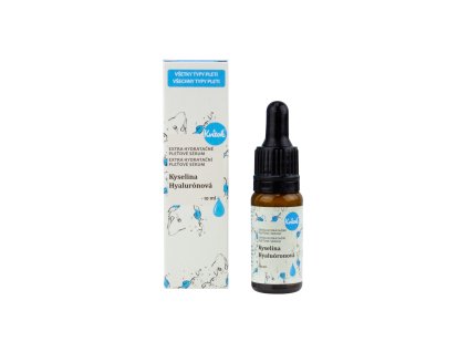 Kvitok Hydratační pleťové sérum - Kyselina hyaluronová 10 ml - intenzivní hydratace (Varianta Kyselina hyaluronová 10 ml - intenzivní hydratace)