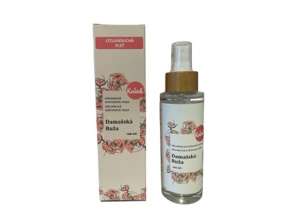 Kvitok Květová voda - damašská růže BIO 100 ml - univerzální využití (Varianta damašská růže BIO 100 ml - univerzální využití)