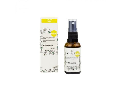 Kvitok Květová voda s rozprašovačem - heřmánek BIO (30 ml) - perfektní i pro děti (Varianta heřmánek BIO (30 ml) - perfektní i pro děti)