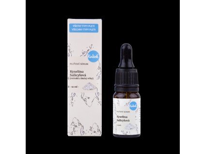Kvitok Pleťové sérum - Kyselina salicylová 10 ml - pomůže problematické pleti (Varianta Kyselina salicylová 10 ml - pomůže problematické pleti)