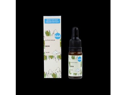 Kvitok Pleťové sérum – MSM (10 ml) - ideální pro mastnou a atopickou pleť (Varianta ideální pro mastnou a atopickou pleť)