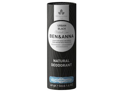 Ben & Anna Tuhý deodorant (40 g) - Urban Black (Varianta Urban Black)