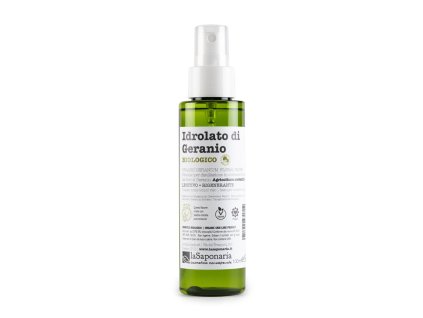 laSaponaria Květová voda z pelargonie vonné - geranium BIO (100 ml) (Varianta geranium BIO (100 ml))