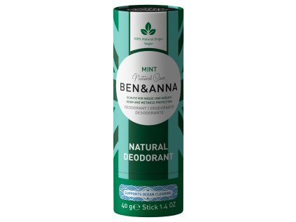 Ben & Anna Tuhý deodorant (40 g) - Máta (Varianta Máta)