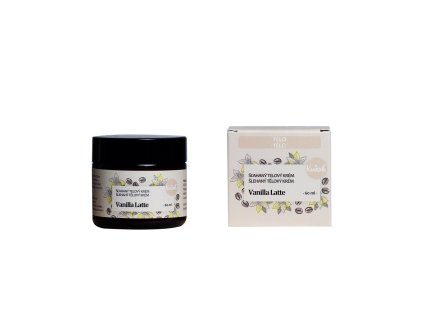 Kvitok Šlehaný tělový krém Vanilla Latté (60 ml) - neodolatelná vůně čerstvé kávy se špetkou vanilky (Varianta neodolatelná vůně čerstvé kávy se špetkou vanilky)