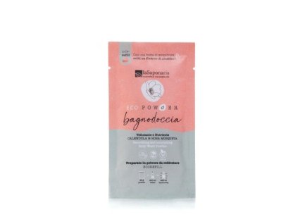 laSaponaria Jemný vyživující sprchový gel v prášku - měsíček a růže šípková (25 g) (Varianta měsíček a růže šípková (25 g))
