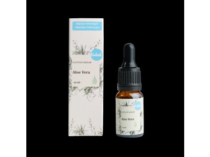Kvitok Pleťové sérum - Aloe vera (10 ml) - pro suchou a citlivou pleť (Varianta Aloe vera (10 ml) - pro suchou a citlivou pleť)