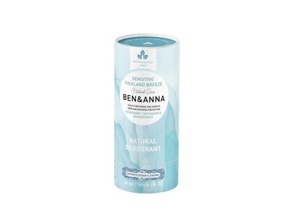 Ben & Anna Tuhý deodorant Sensitive (40 g) - Horský vánek - bez obsahu jedlé sody (Varianta Horský vánek - bez obsahu jedlé sody)