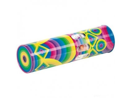 Goki plechový kaleidoskop s otáčecí hlavou a melodií
