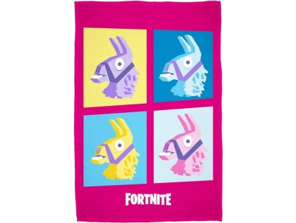 HA 064356 fleece deka fortnite lama pink