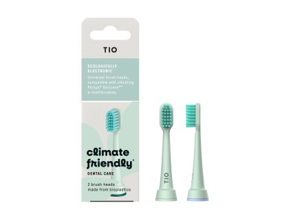 TIO TIOSONIK Náhradní hlavice k el. sonickému zubnímu kartáčku (2 ks) - kompatibilní s modely kartáčků philips sonicare® (Varianta kompatibilní s modely kartáčků philips sonicare®)