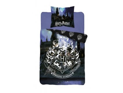 DETEXPOL Povlečení Harry Potter Hrad Bavlna, 140/200, 70/80 cm