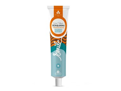 Ben & Anna Zubní pasta s fluoridem (75 ml) - Cinnamon Orange - s pomerančem a skořicí (Varianta Cinnamon Orange - s pomerančem a skořicí)