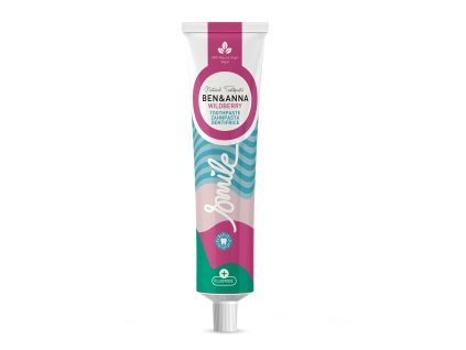 Ben & Anna Zubní pasta s fluoridem (75 ml) - Wild Berry - s chutí a vůní lesních plodů (Varianta Wild Berry - s chutí a vůní lesních plodů)