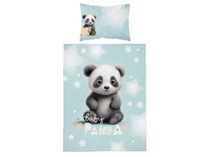DL 055372 povleceni do postylky baby panda modra