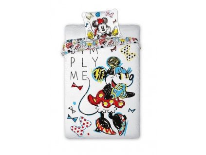 FARO Povlečení Minnie retro Bavlna, 140/200, 70/90 cm