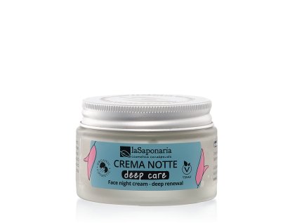 laSaponaria Noční pleťový krém Deep Care pro zralou pleť BIO (50 ml) - hloubková obnova během spánku (Varianta hloubková obnova během spánku)