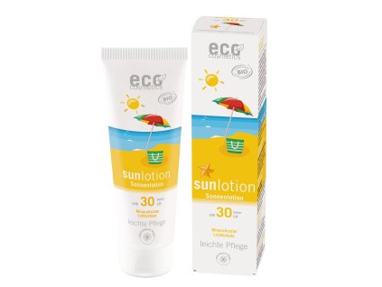 Eco Cosmetics Opalovací mléko SPF 30 BIO (125 ml) - s oxidem zinečnatým (Varianta s oxidem zinečnatým)