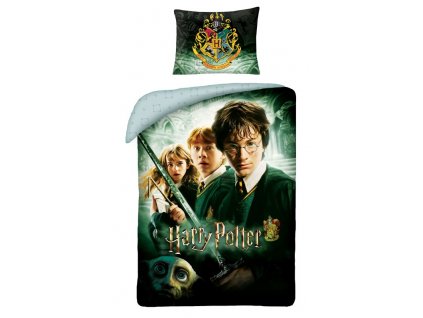 HALANTEX Povlečení Premium Harry Potter Bavlna, 140/200, 70/90 cm