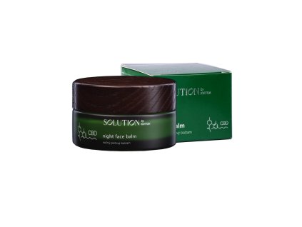 Kvitok Solution Konopný pleťový krém - noční (30 ml) - silně regenerační účinek (Varianta noční (30 ml) - silně regenerační účinek)