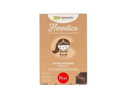 laSaponaria Přírodní barva na vlasy Indrani BIO (100 g) - zlatý kaštan (Varianta zlatý kaštan)