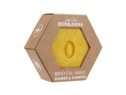 Ben & Anna Vyživující tuhý šampon na vlasy i tělo 2v1 - Kouzlo orientu (60 g) (Varianta Kouzlo orientu (60 g))
