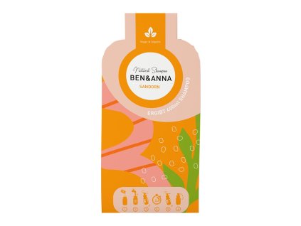 Ben & Anna Šampon v prášku (2×20 g) - Rakytník - regeneruje a zklidňuje (Varianta Rakytník - regeneruje a zklidňuje)