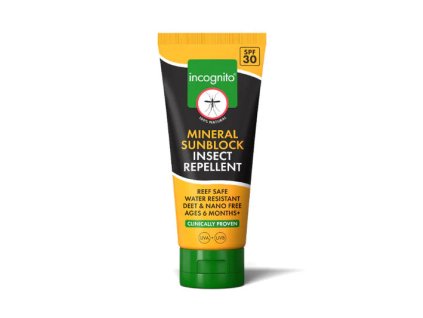 Incognito Opalovací minerální krém SPF 30 (100 ml) - nevoní obtížnému hmyzu (Varianta nevoní obtížnému hmyzu)